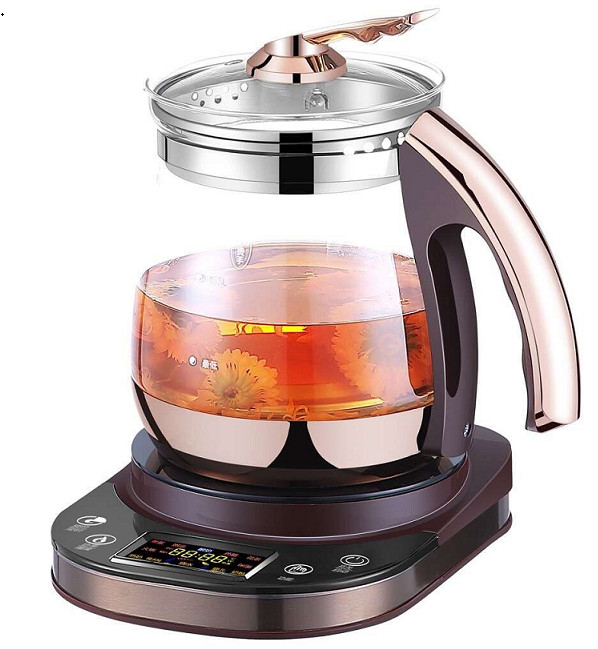 1.8L elegant multi function glass kettle